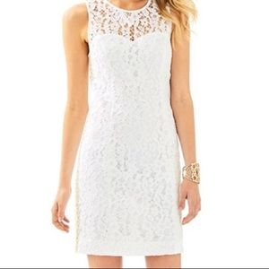 Lilly Pulitzer Mika shift dress in resort white